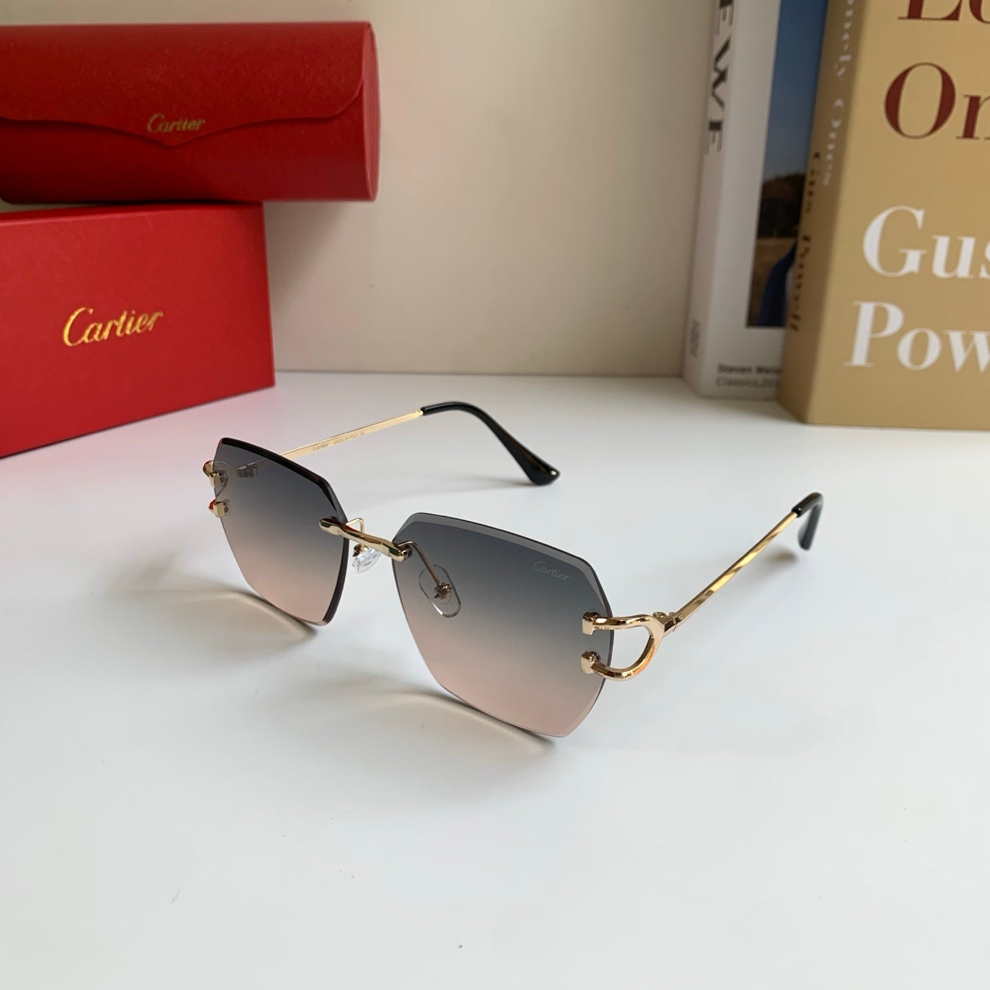 Cartier Fashion Silver Lens Sunglasses for Men & Women - 432223 - detail image 2