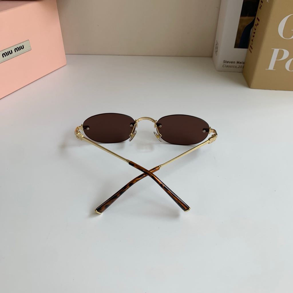Miu Miu Round Silver Lens Sunglasses for Men & Women - 432587 - detail image 7