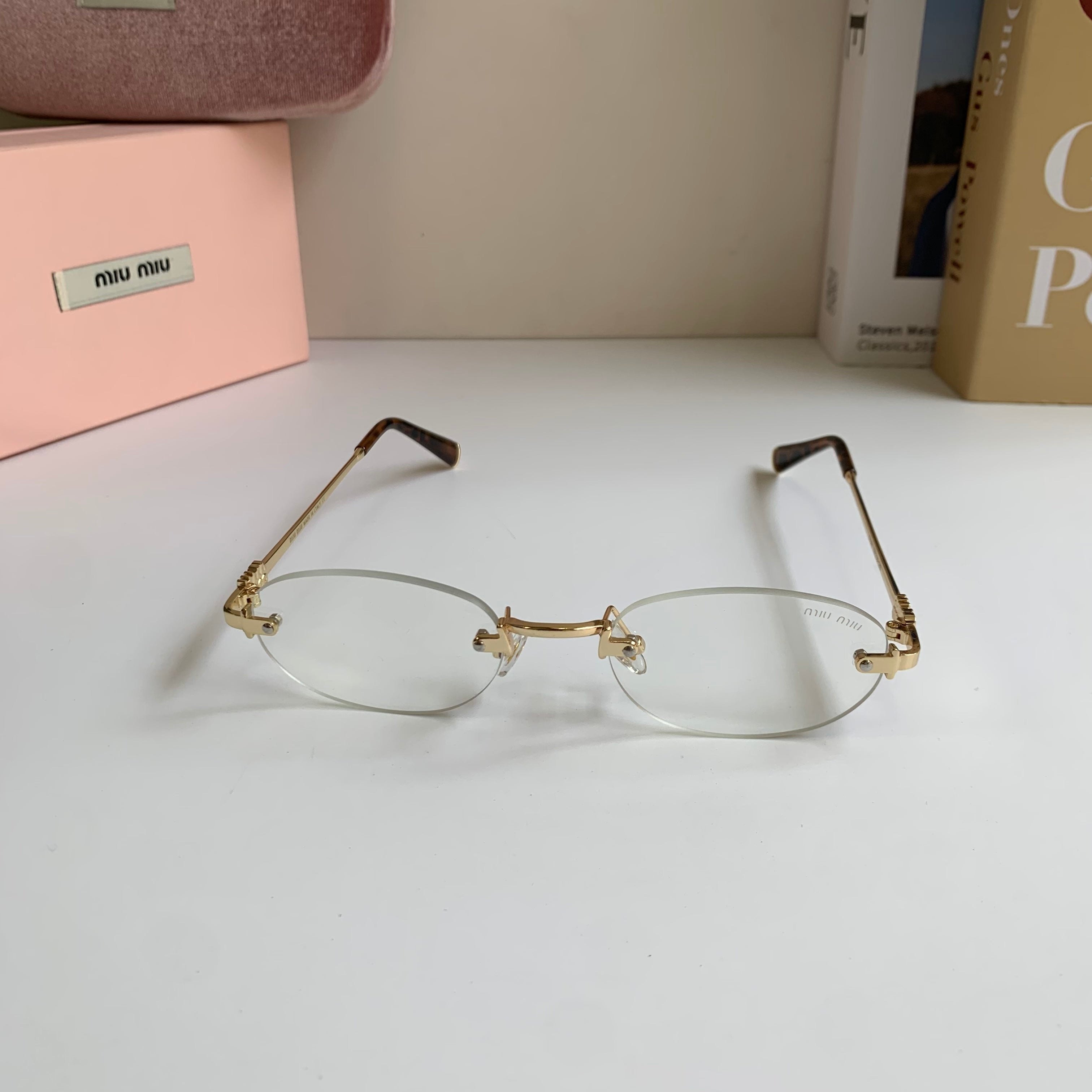 Miu Miu Round Silver Lens Sunglasses for Men & Women - 432588 - detail image 3