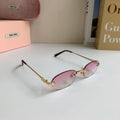 Miu Miu Round Silver Lens Sunglasses for Men & Women - 432590