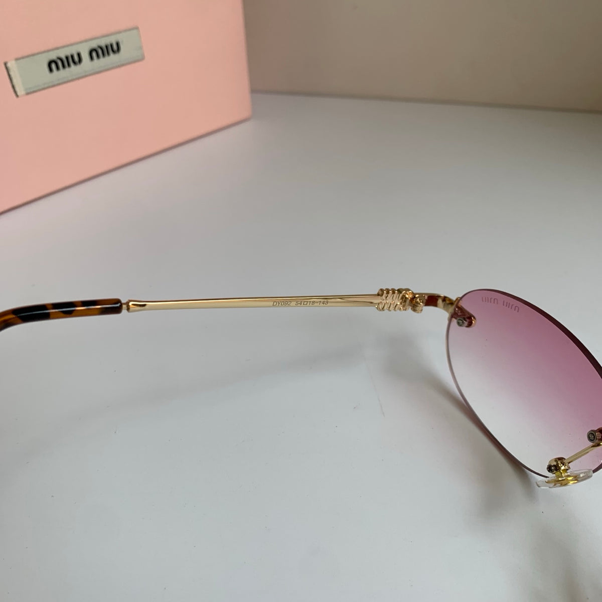 Miu Miu Round Silver Lens Sunglasses for Men & Women - 432590 - detail image 7
