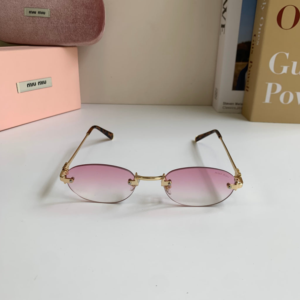 Miu Miu Round Silver Lens Sunglasses for Men & Women - 432590 - detail image 5