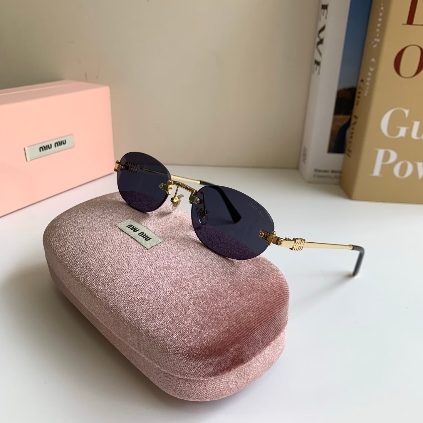 Miu Miu Round Silver Lens Sunglasses for Men & Women - 432591 - detail image 4