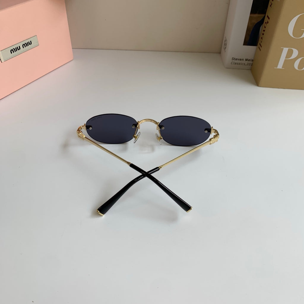 Miu Miu Round Silver Lens Sunglasses for Men & Women - 432591 - detail image 8