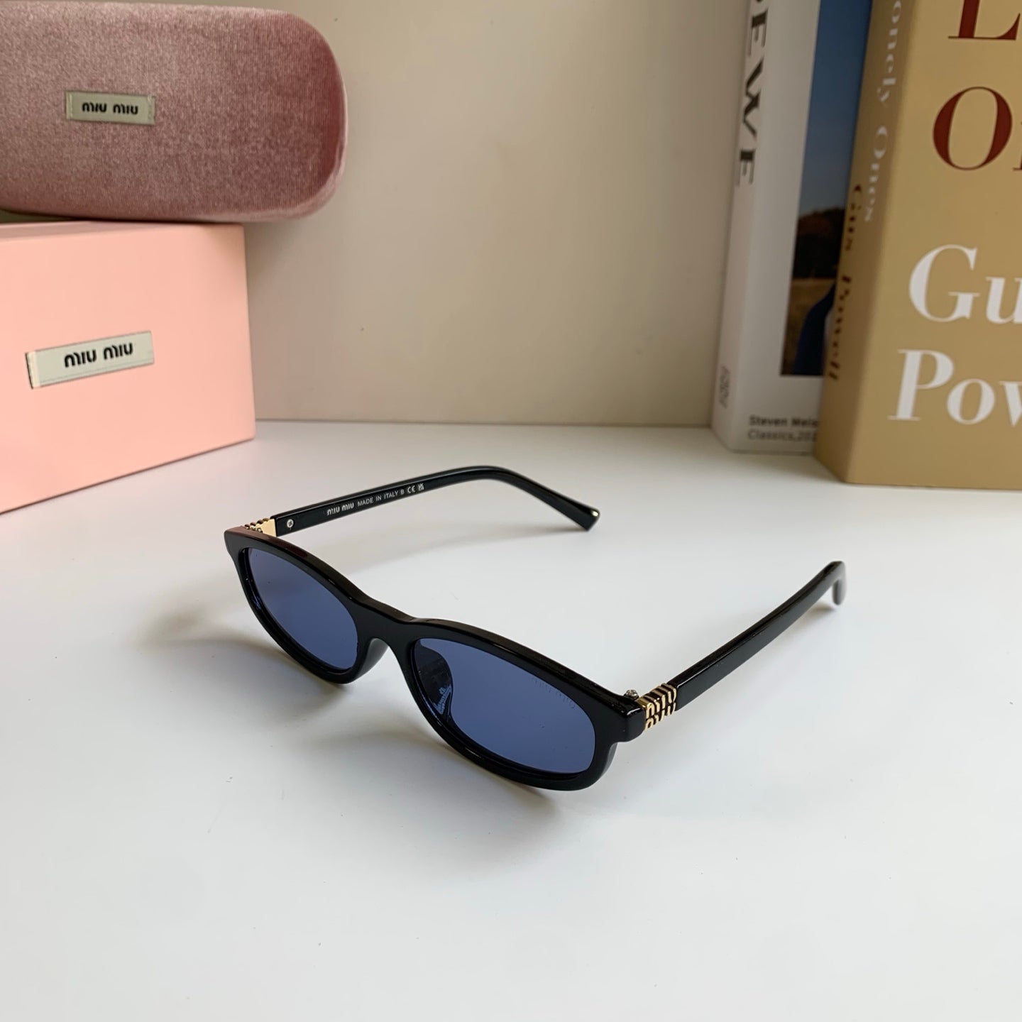 Miu Miu Cat-Eye Silver Lens Sunglasses for Men & Women - 432621 - detail image 2