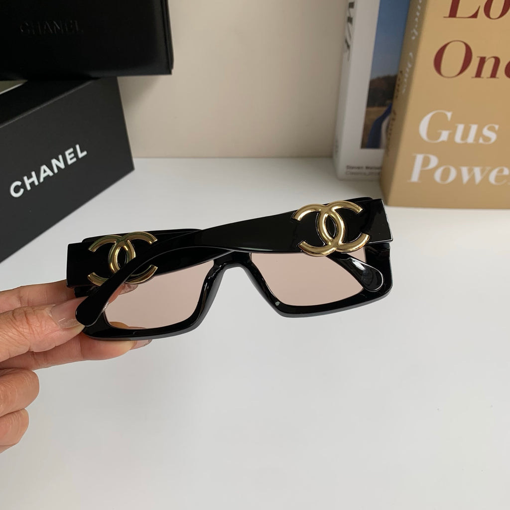 Chanel Metal Square Silver Lens Sunglasses for Men & Women - 431626 - detail image 8