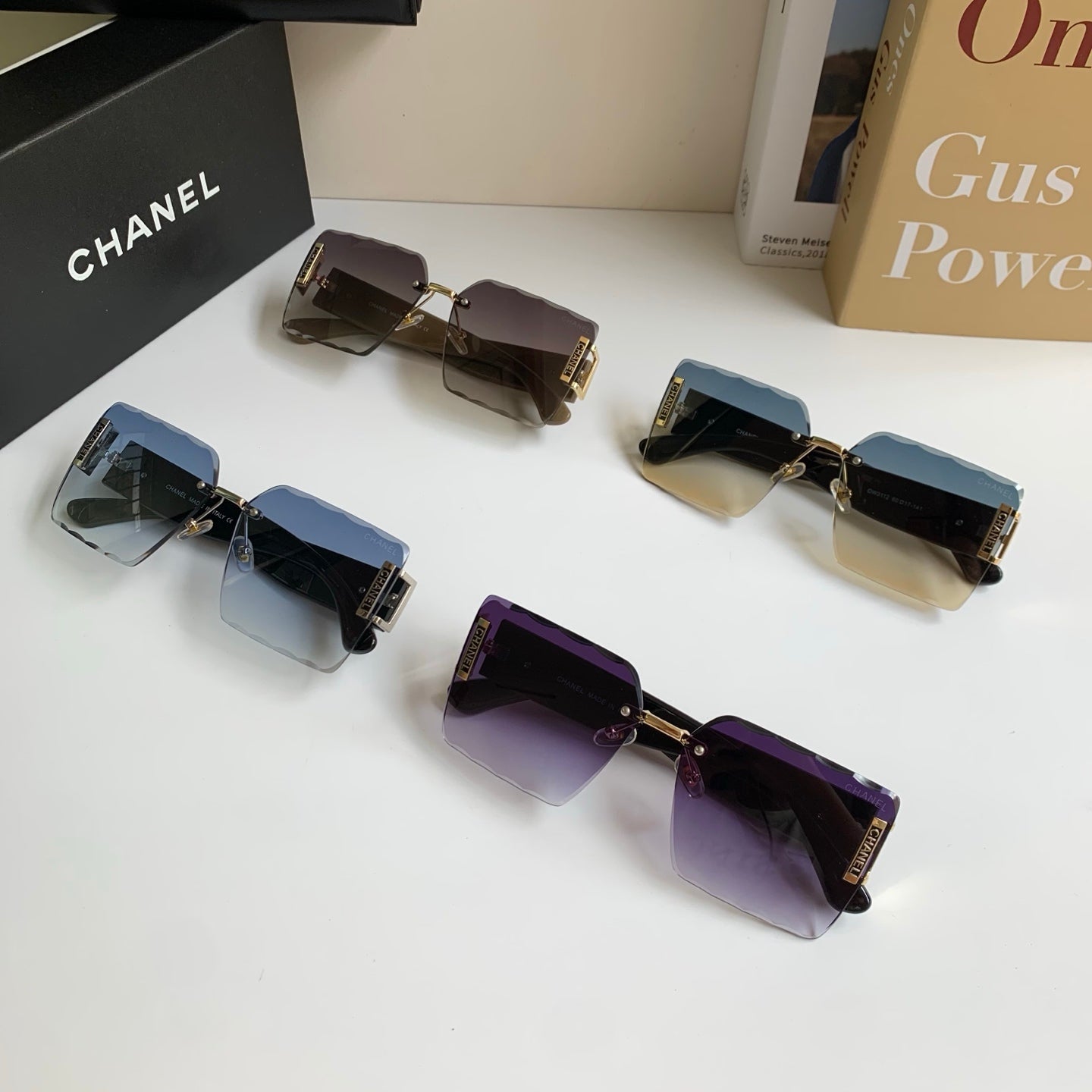Chanel Square Silver Lens Sunglasses for Men & Women - 431634 - detail image 10
