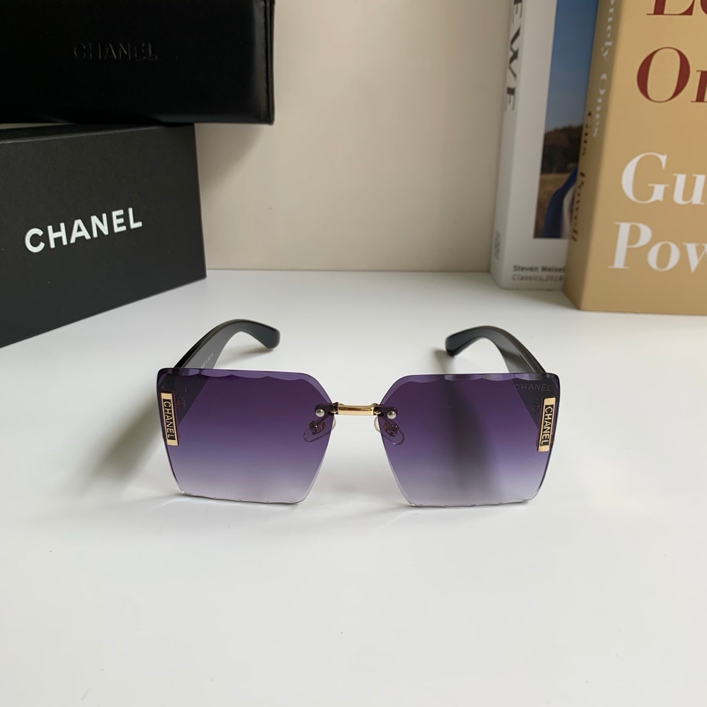 Chanel Square Silver Lens Sunglasses for Men & Women - 431633 - detail image 3
