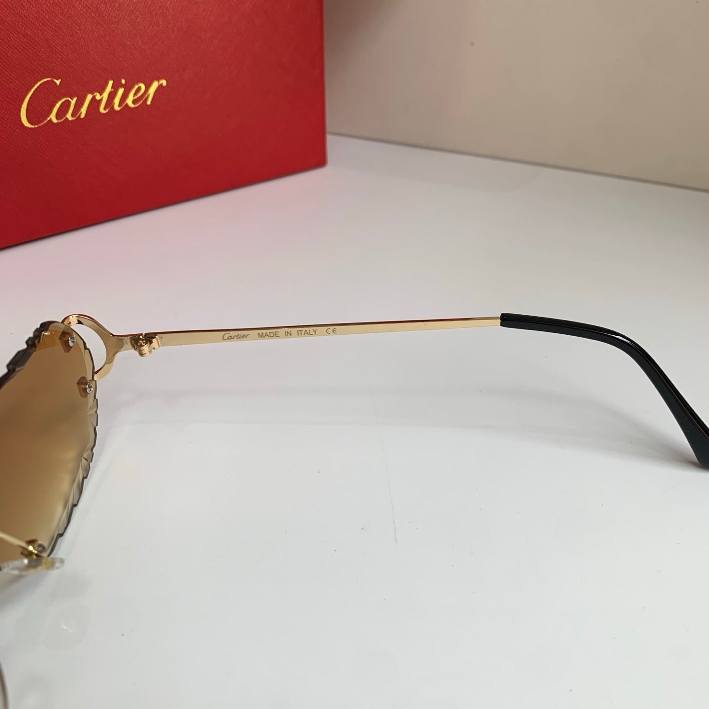 Cartier Fashion Brown Lens Sunglasses for Men & Women - 449531 - detail image 6