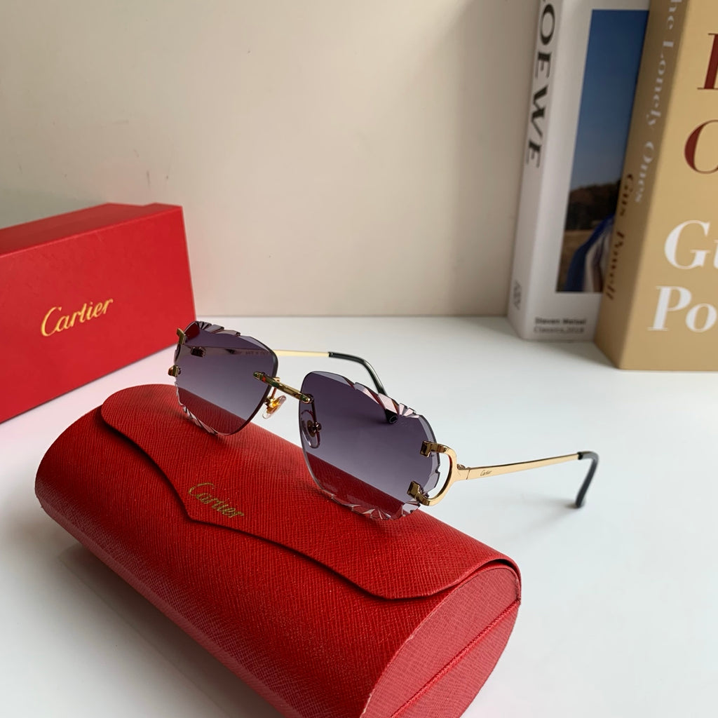 Cartier Fashion Silver Lens Sunglasses for Men & Women - 358566 - detail image 5