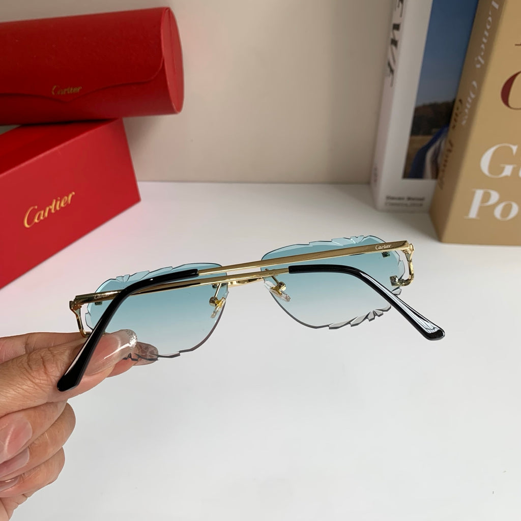 Cartier Fashion Silver Lens Sunglasses for Men & Women - 358567 - detail image 8
