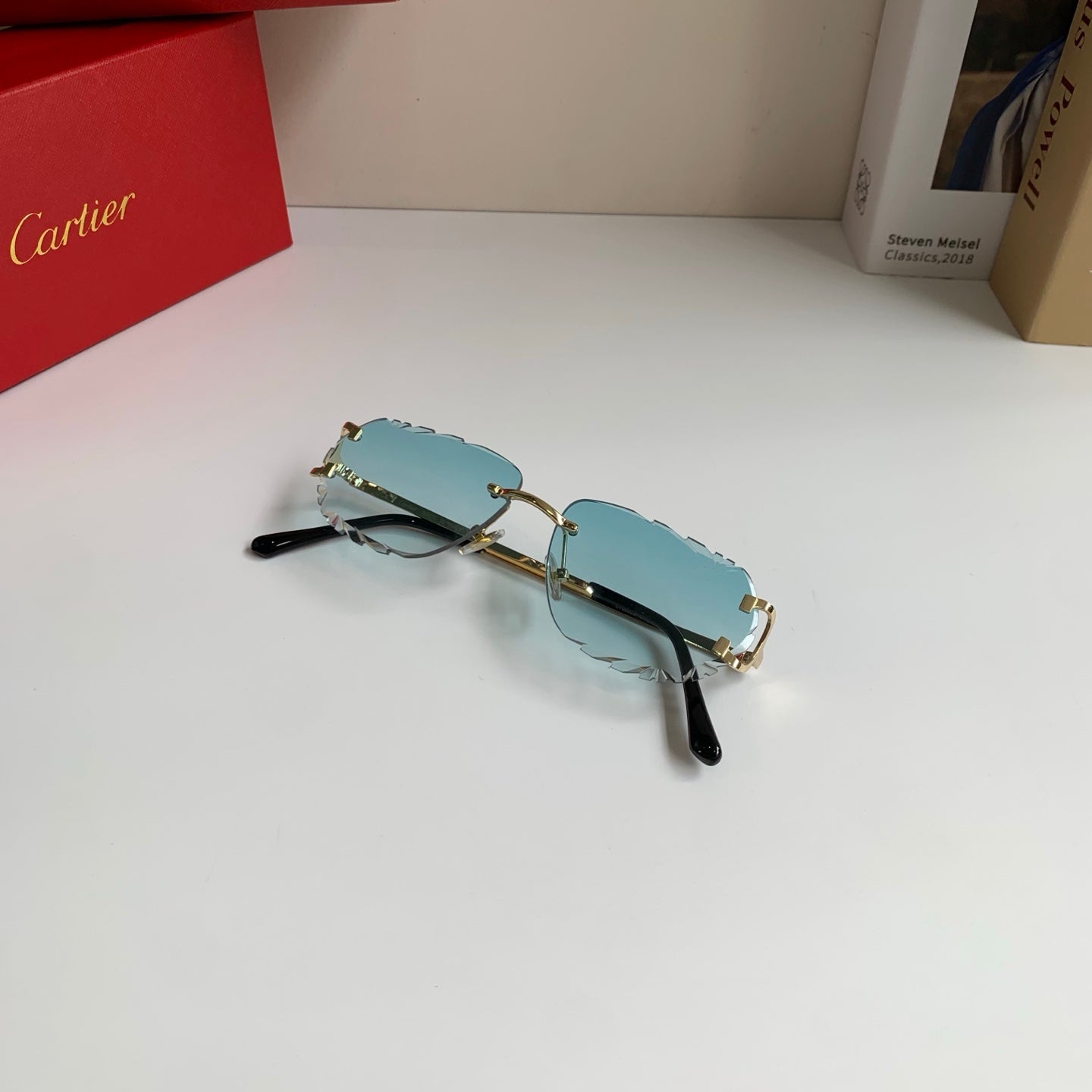 Cartier Fashion Silver Lens Sunglasses for Men & Women - 358567 - detail image 3