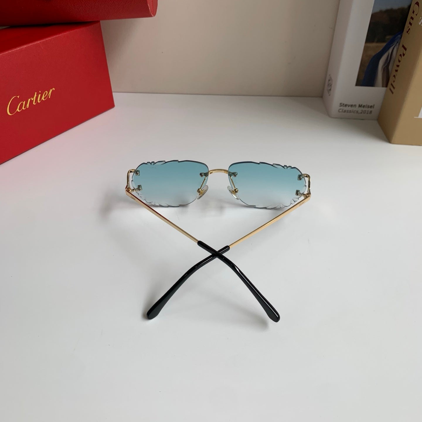 Cartier Fashion Silver Lens Sunglasses for Men & Women - 449533 - detail image 7