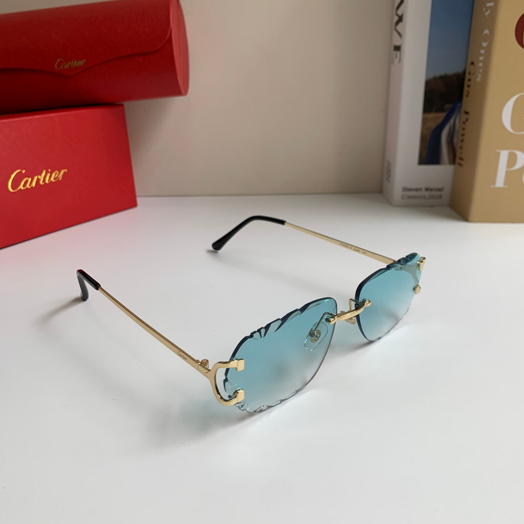 Cartier Fashion Silver Lens Sunglasses for Men & Women - 358567