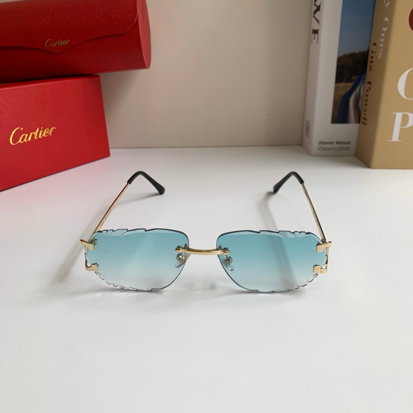 Cartier Fashion Silver Lens Sunglasses for Men & Women - 358567 - detail image 5