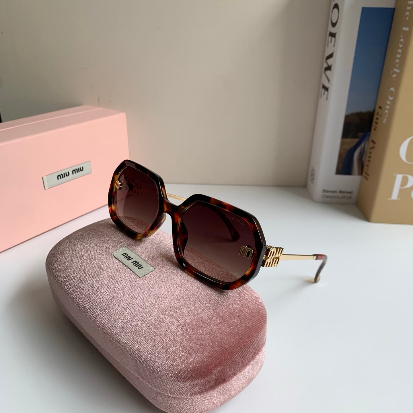 Miu Miu Square Red Lens Sunglasses for Men & Women - 358674 - detail image 5