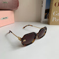 Miu Miu Square Red Lens Sunglasses for Men & Women - 358674