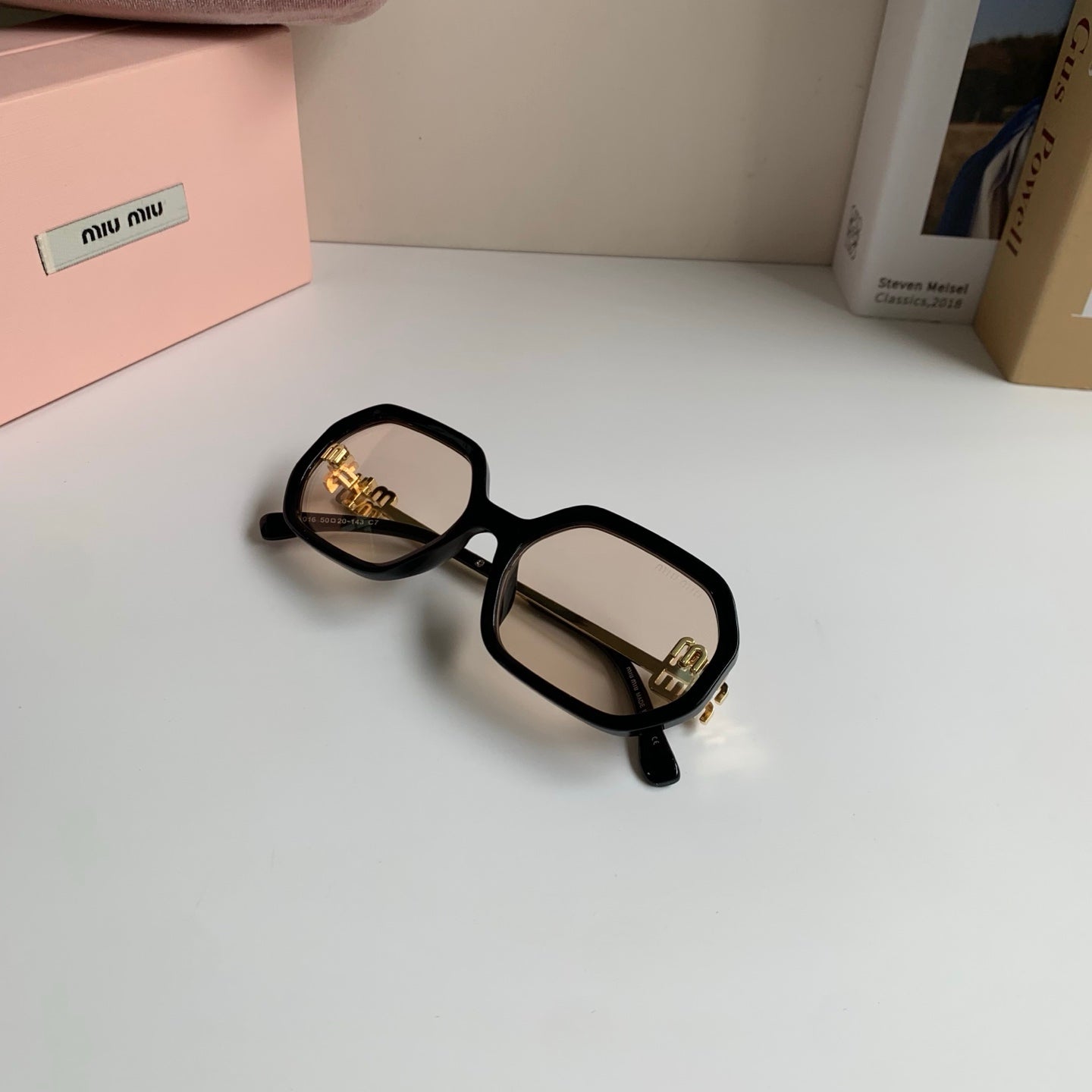 Miu Miu Square Silver Lens Sunglasses for Men & Women - 449782 - detail image 4