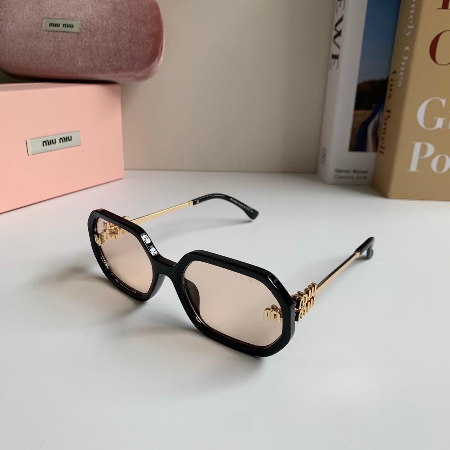 Miu Miu Square Silver Lens Sunglasses for Men & Women - 449782 - detail image 2