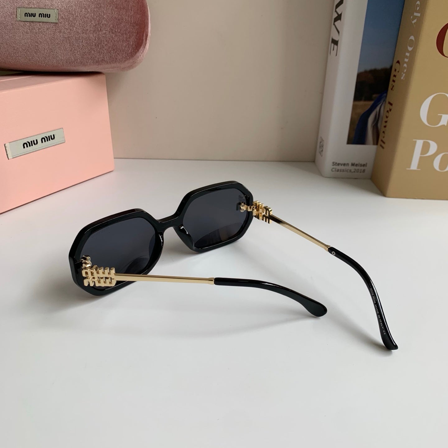 Miu Miu Square Silver Lens Sunglasses for Men & Women - 358677 - detail image 9