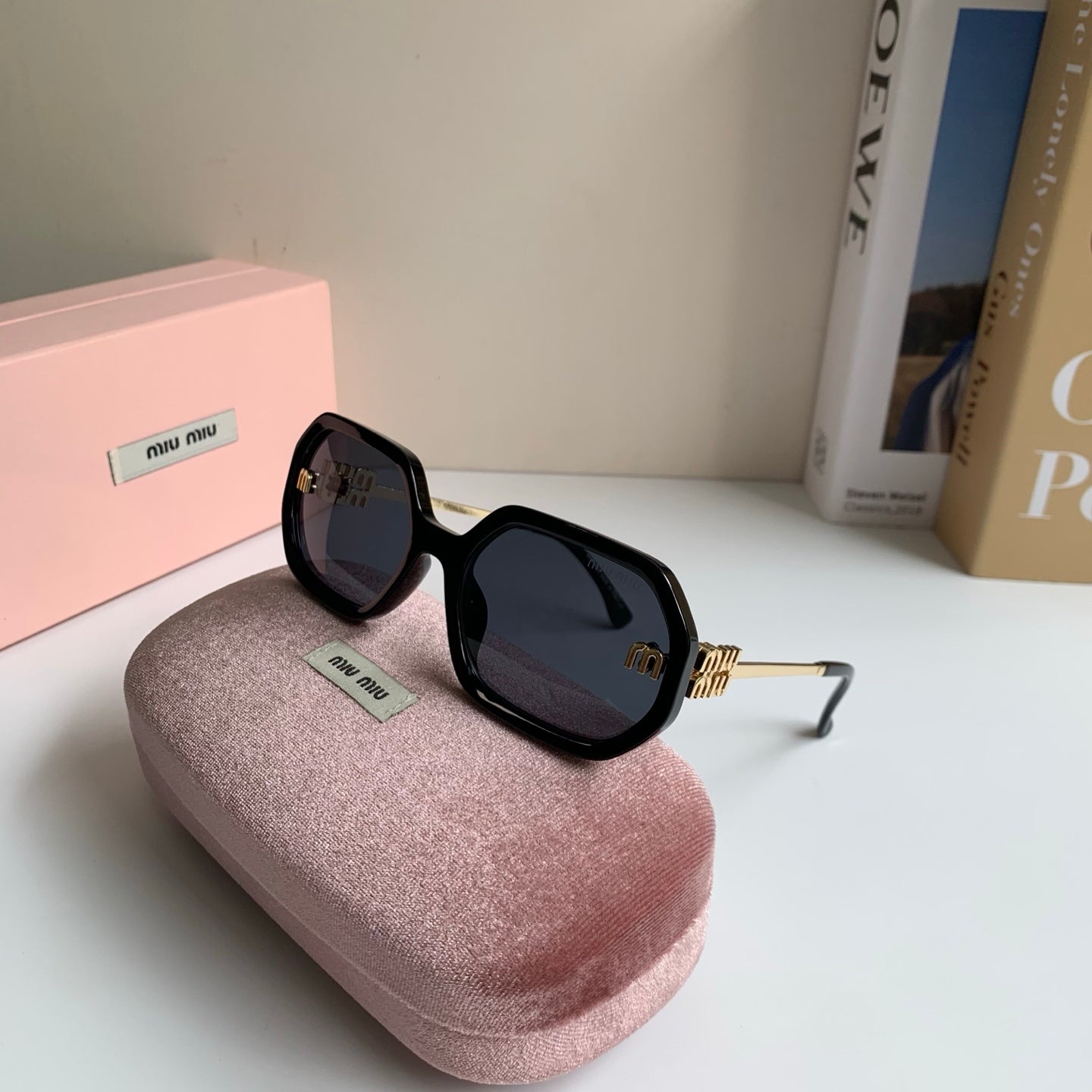 Miu Miu Square Silver Lens Sunglasses for Men & Women - 449783 - detail image 4