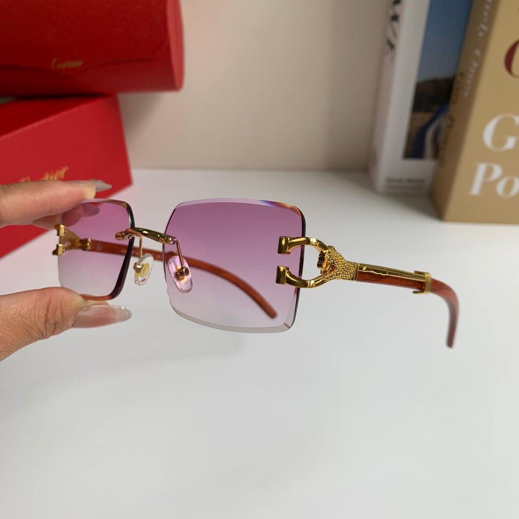 Cartier Fashion Silver Lens Sunglasses for Men & Women - 358499 - detail image 6
