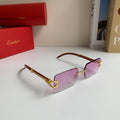 Cartier Fashion Silver Lens Sunglasses for Men & Women - 358499