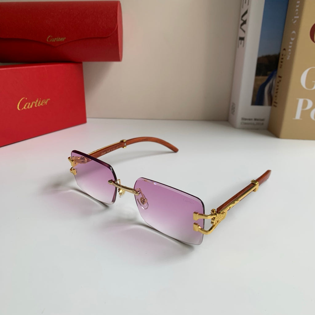 Cartier Fashion Silver Lens Sunglasses for Men & Women - 358499 - detail image 2