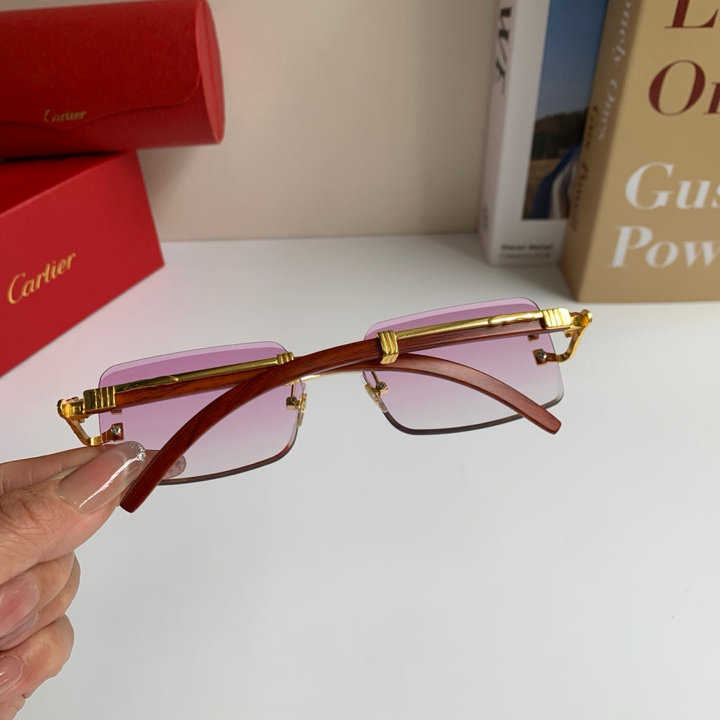 Cartier Fashion Silver Lens Sunglasses for Men & Women - 358499 - detail image 8