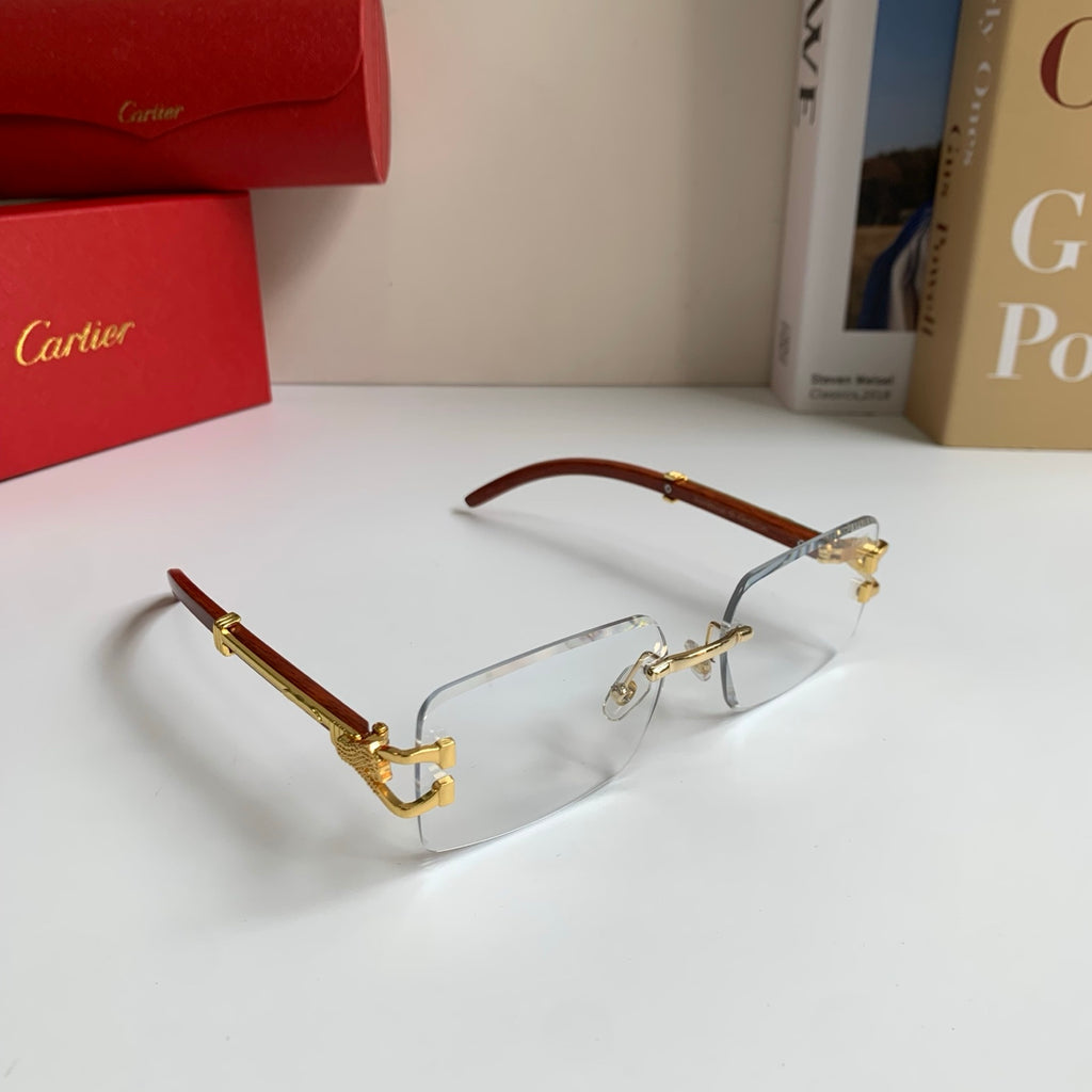 Cartier Fashion Silver Lens Sunglasses for Men & Women - 358500