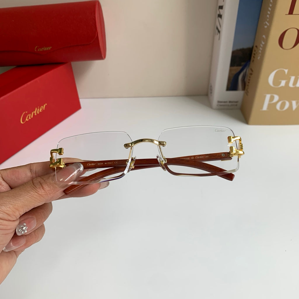 Cartier Fashion Silver Lens Sunglasses for Men & Women - 358500 - detail image 4