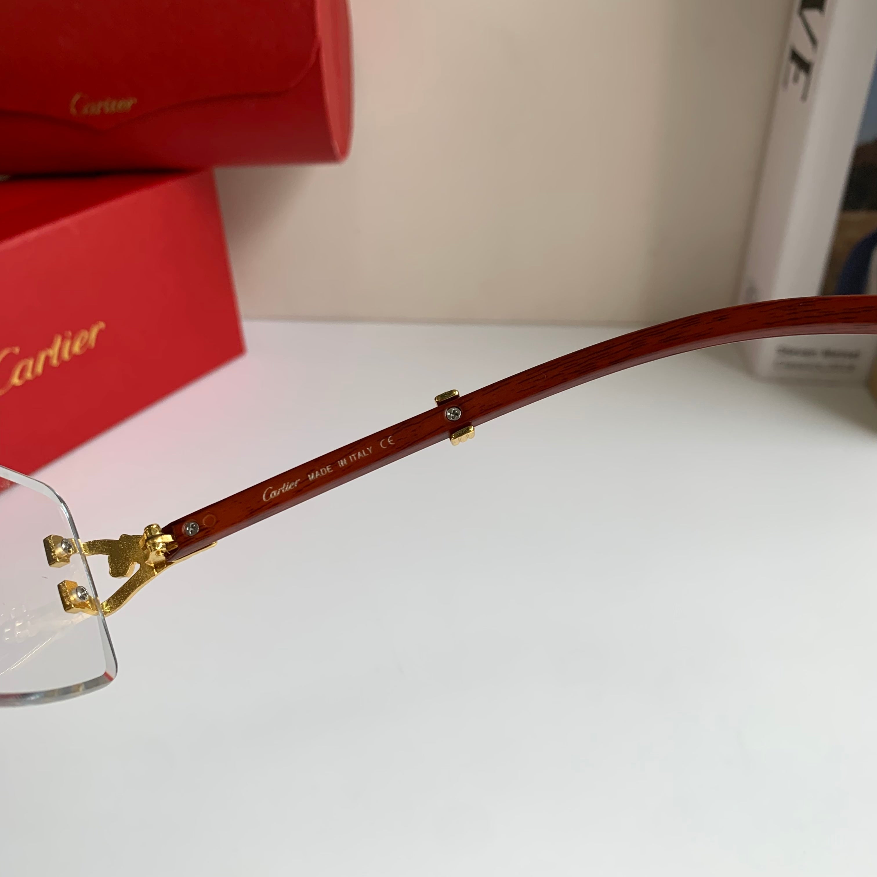 Cartier Fashion Silver Lens Sunglasses for Men & Women - 358500 - detail image 6