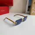 Cartier Fashion Blue Lens Sunglasses for Men & Women - 358501