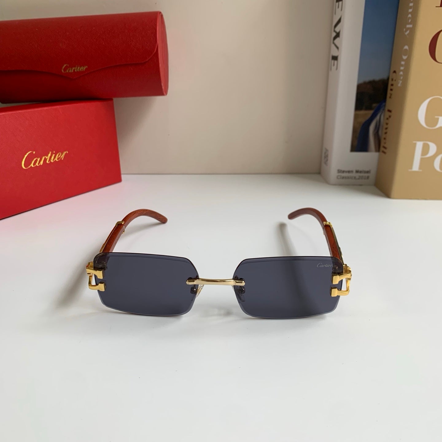 Cartier Fashion Silver Lens Sunglasses for Men & Women - 358502 - detail image 5