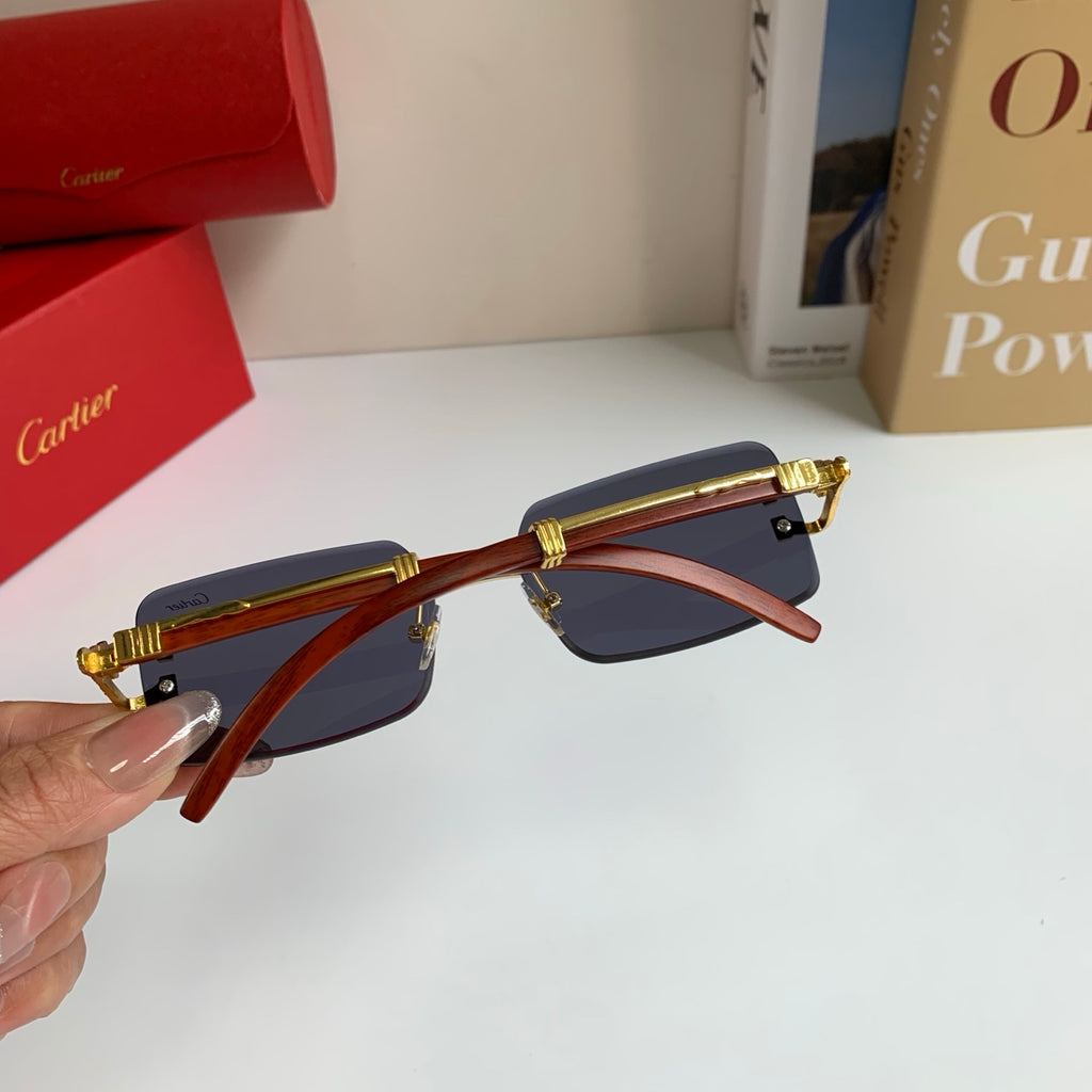 Cartier Fashion Silver Lens Sunglasses for Men & Women - 358502 - detail image 6