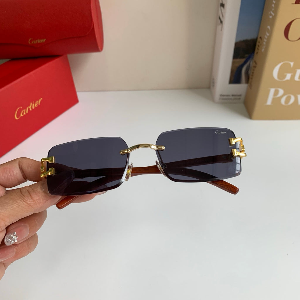 Cartier Fashion Silver Lens Sunglasses for Men & Women - 358502 - detail image 3