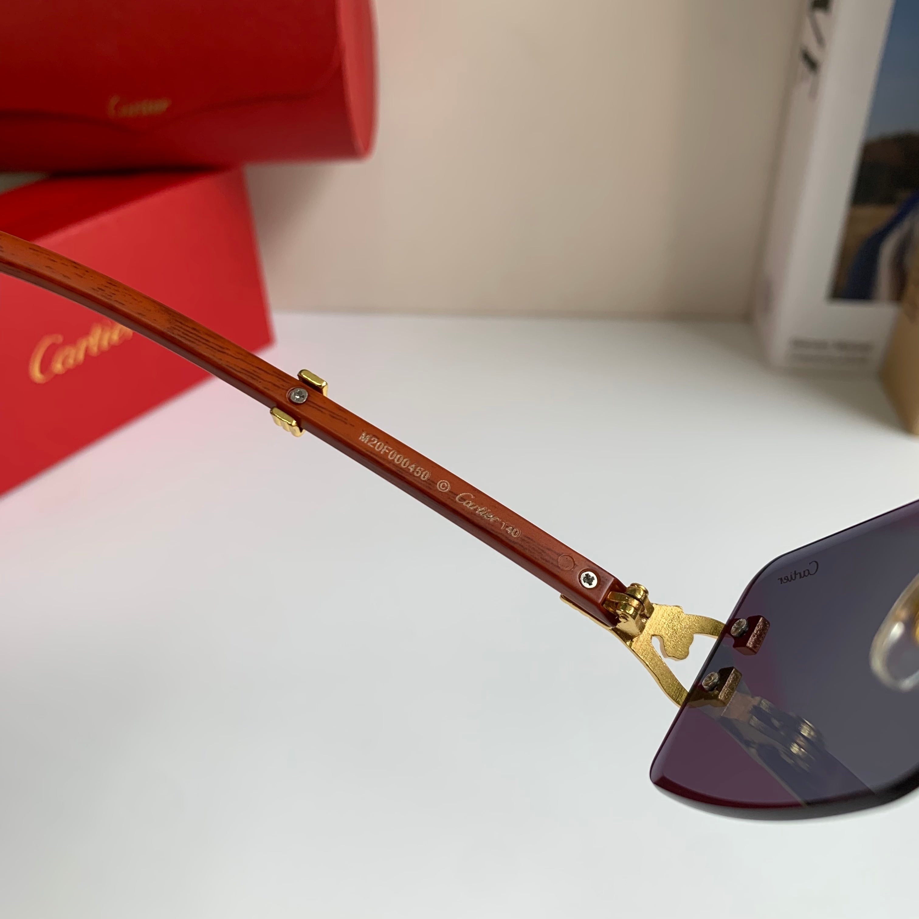 Cartier Fashion Silver Lens Sunglasses for Men & Women - 358502 - detail image 7