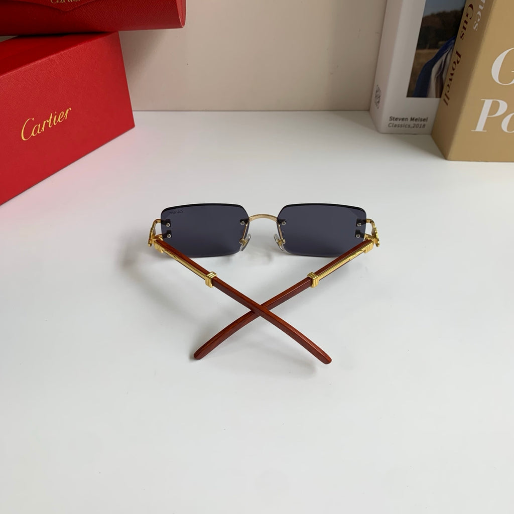 Cartier Fashion Silver Lens Sunglasses for Men & Women - 358502 - detail image 8
