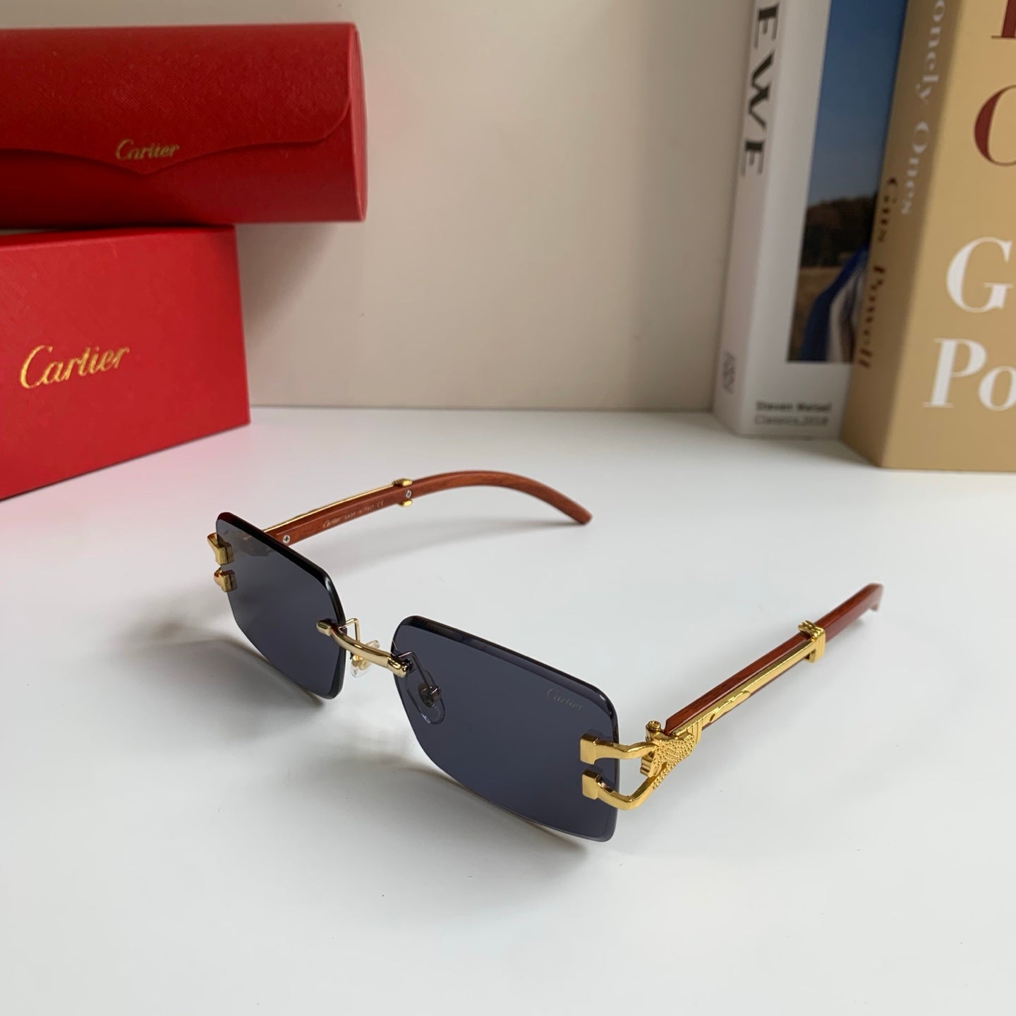 Cartier Fashion Silver Lens Sunglasses for Men & Women - 449566 - detail image 2