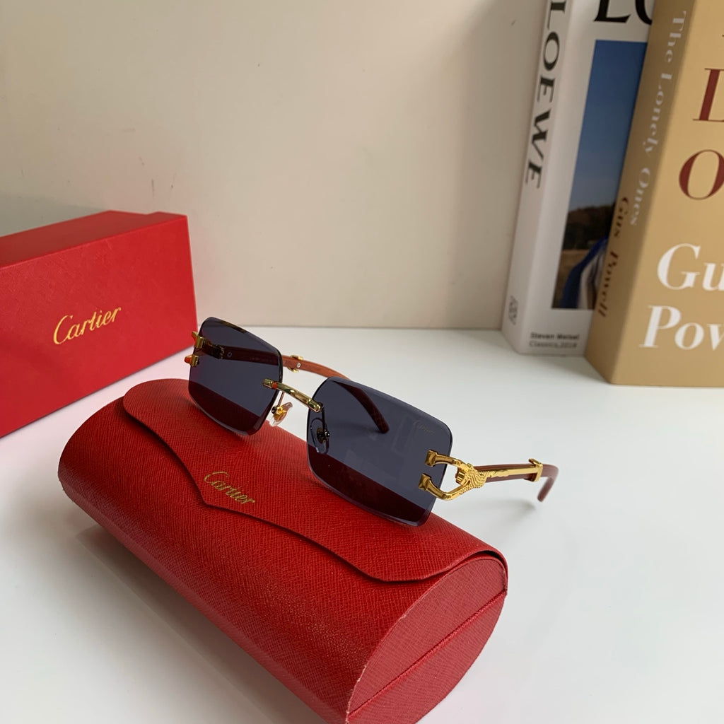 Cartier Fashion Silver Lens Sunglasses for Men & Women - 358502 - detail image 4