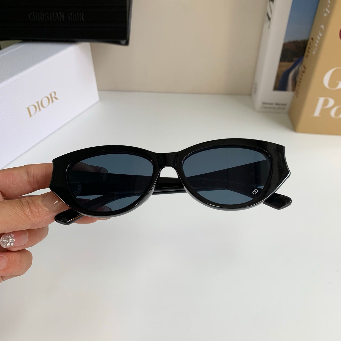 Dior Square Black Lens Sunglasses for Men & Women - 358175 - detail image 4