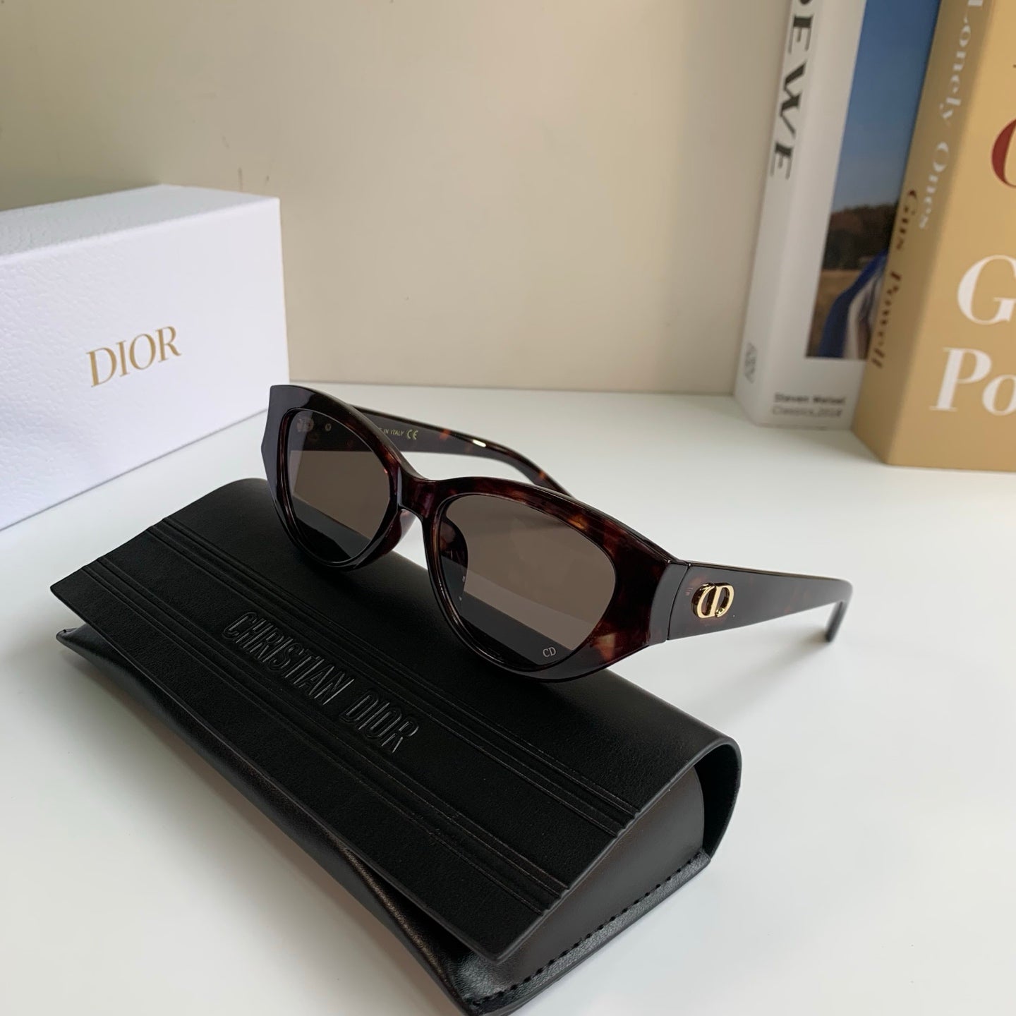 Dior Square Black Lens Sunglasses for Men & Women - 449118 - detail image 5
