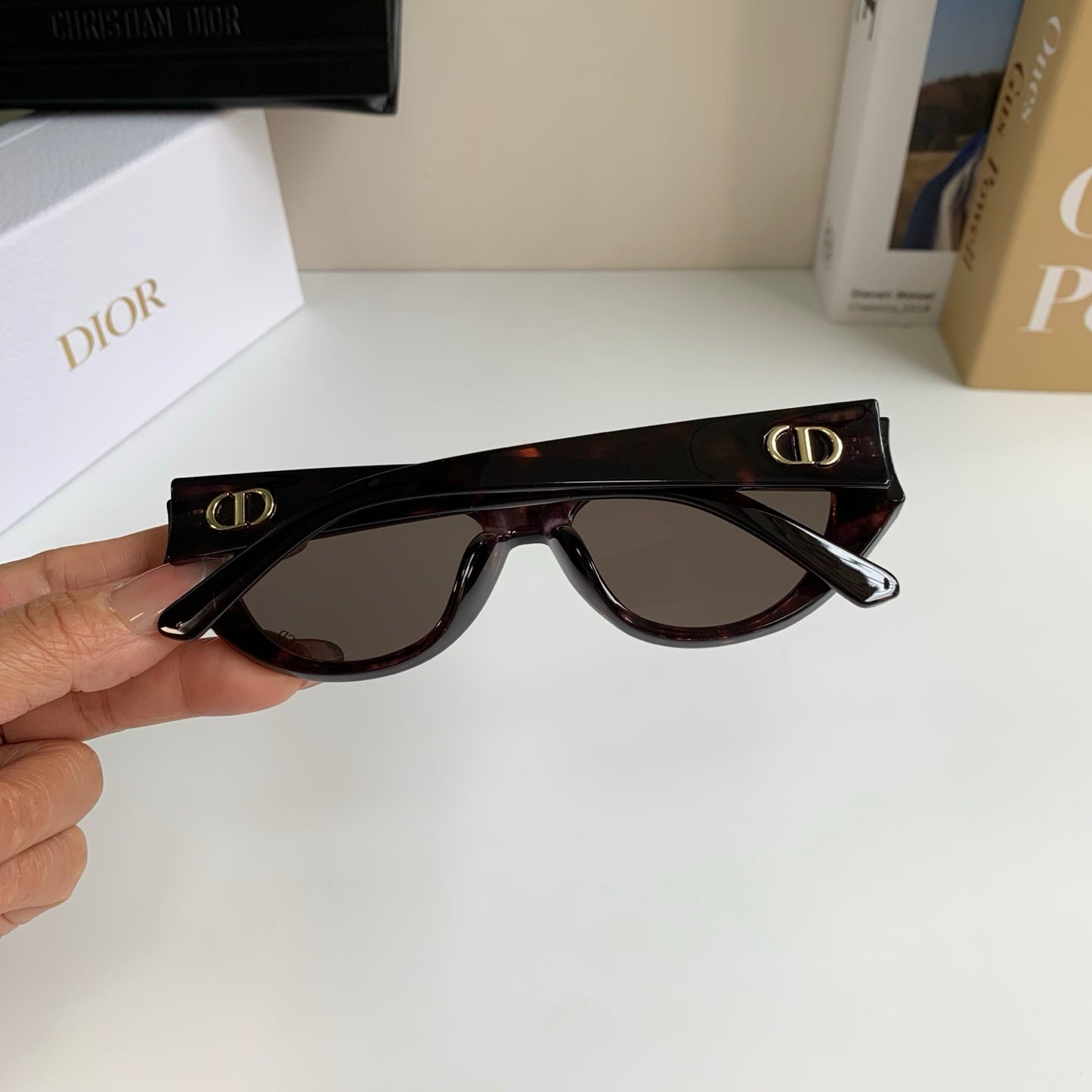 Dior Square Black Lens Sunglasses for Men & Women - 449118 - detail image 7