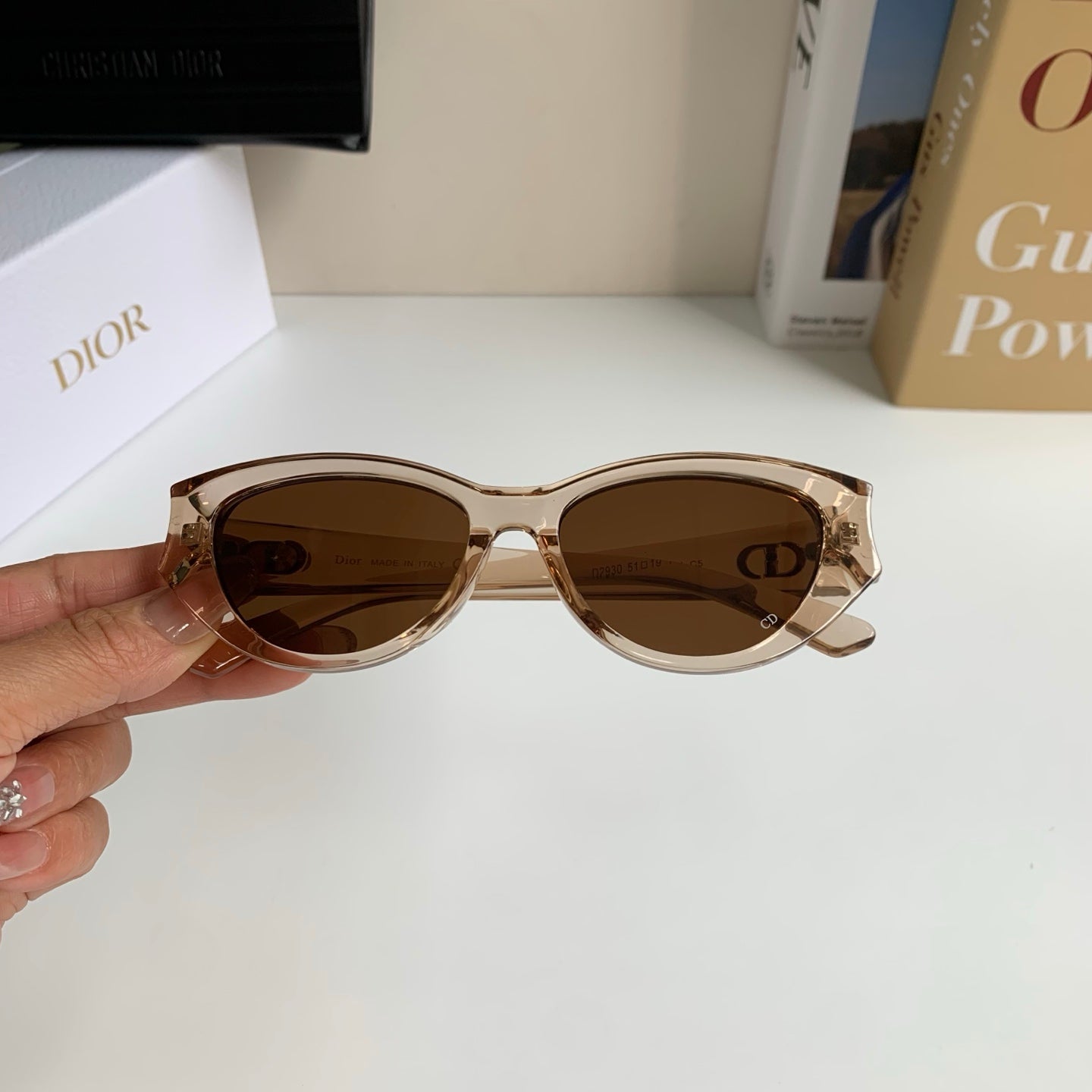 Dior Square Brown Lens Sunglasses for Men & Women - 449119 - detail image 4