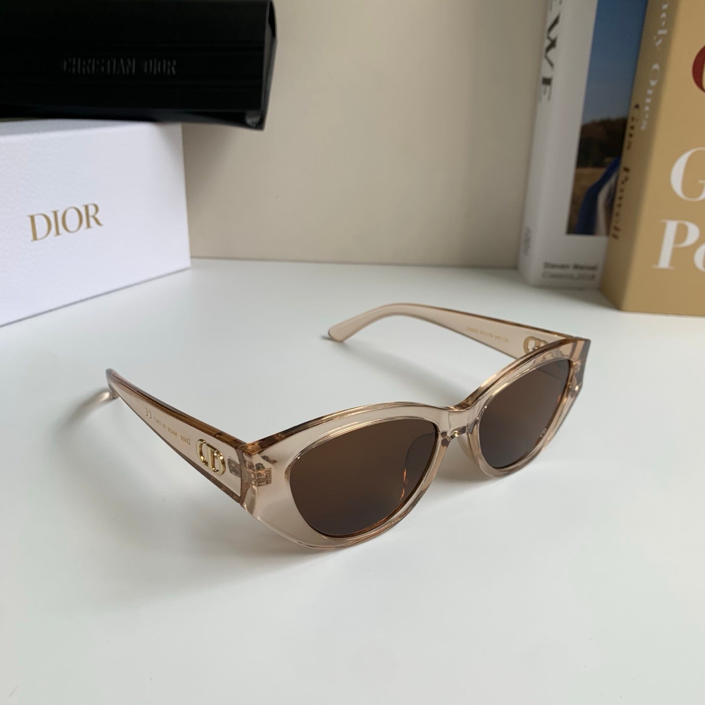 Dior Square Brown Lens Sunglasses for Men & Women - 358177