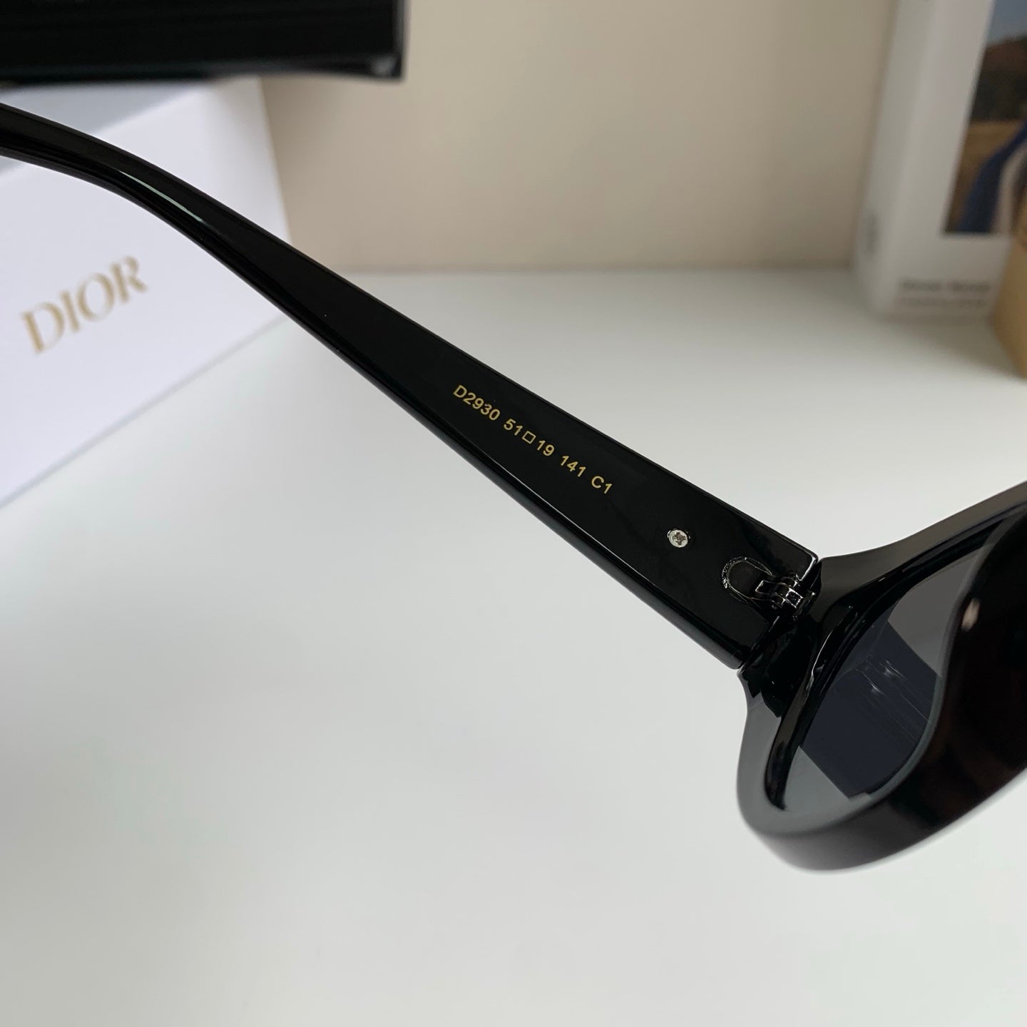 Dior Square Black Lens Sunglasses for Men & Women - 449120 - detail image 7