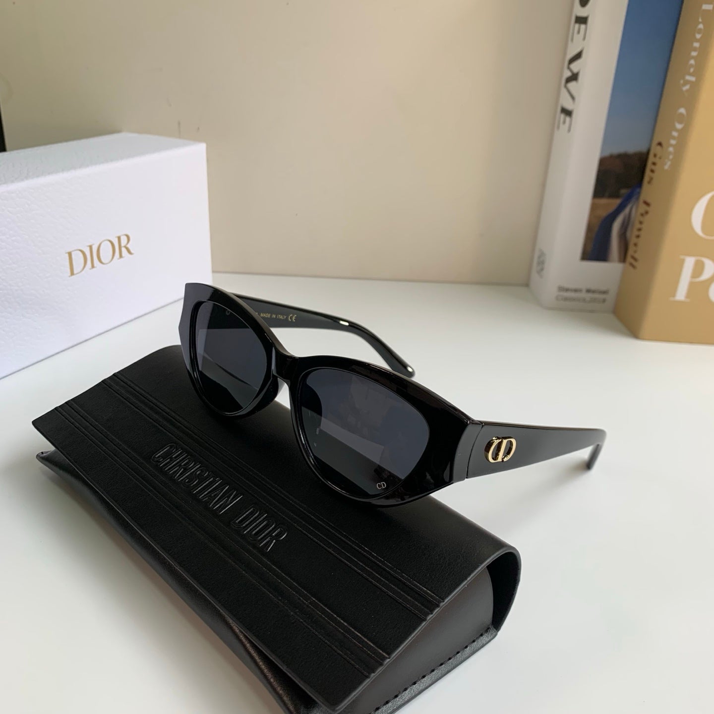 Dior Square Black Lens Sunglasses for Men & Women - 449120 - detail image 4