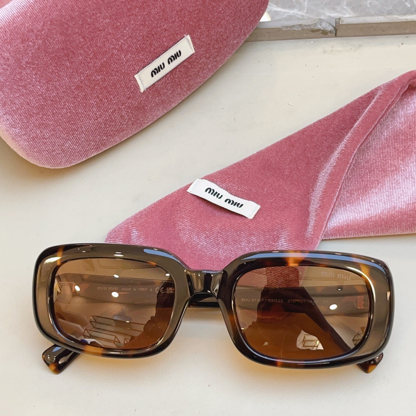 Miu Miu B13-F Fashion Brown Lens Sunglasses for Men & Women - 487656 - detail image 3