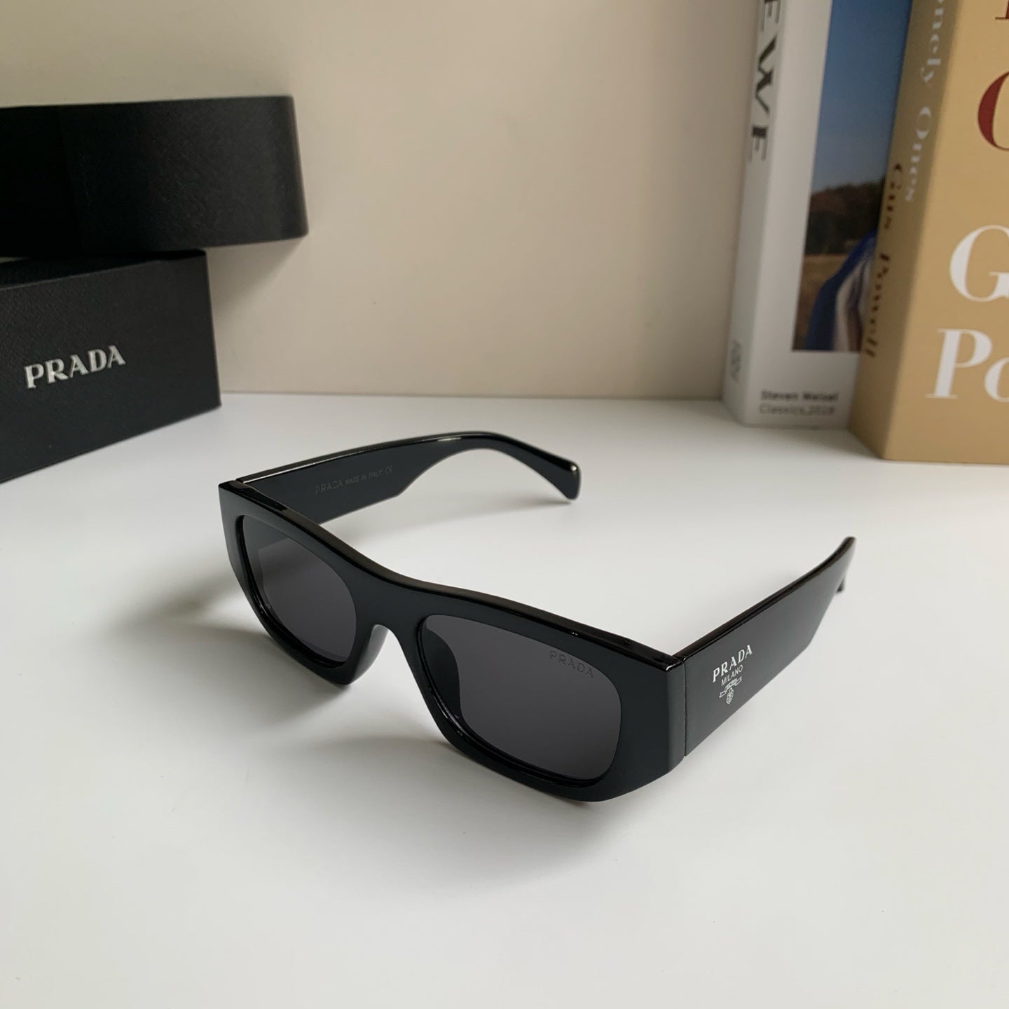 Prada Fashion Black Lens Sunglasses for Men & Women - 449365 - detail image 2