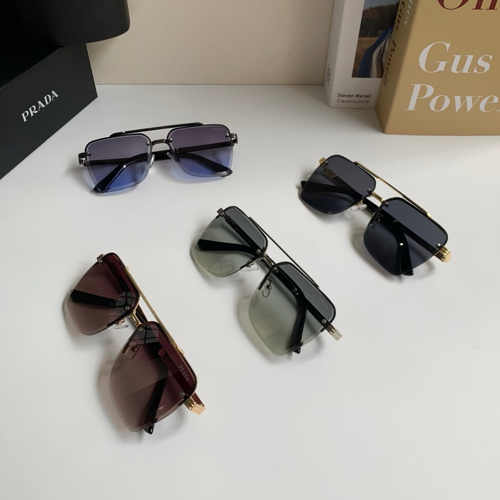 Prada Metal Fashion Silver Lens Sunglasses for Men & Women - 449369 - detail image 9
